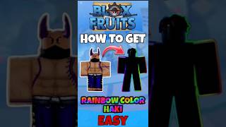 Rainbow Haki how to get Rainbow Saviour haki color roblox bloxfruits [upl. by Brunella]