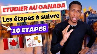 Comment partir au Canada pour les études  étudier au Canada les étapes à suivre [upl. by Latsirc336]