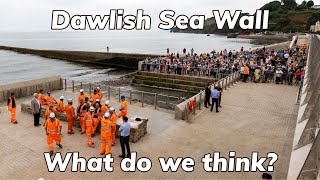 Dawlish Sea Wall Open Day  What Do They Think [upl. by Jory]