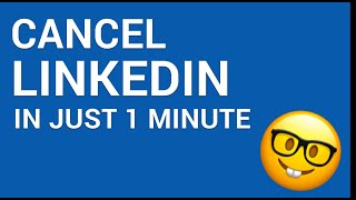 How to cancel LinkedIn Premium in just 1 minute [upl. by Anivle]