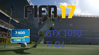 Fifa 17 Gameplay On i5 7400 GTX 1050 Ti OC [upl. by Natalina]