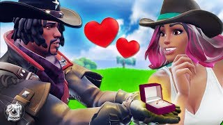 DEADFIRE PROPOSES TO CALAMITY A Fortnite Short Film [upl. by Alyar]