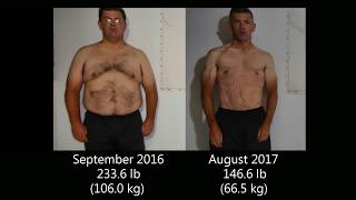 TimeLapse Weight Loss Transformation [upl. by Vilma]