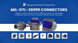 MILDTL38999 Hermetic Connectors  D38999 Hermetic Feedthroughs [upl. by Imit]