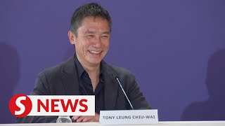 Tony Leung receives lifetime award in Venice [upl. by Atikel]