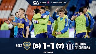 Octavos Boca 1 8  Talleres de Córdoba 1 7 [upl. by Dulcea22]