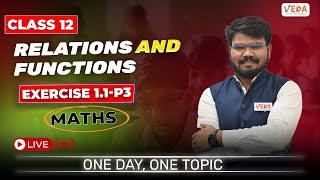 Exercise 11  Part 3  Relations and Functions  Class 12  Maths  One Day One Topic [upl. by Antebi]