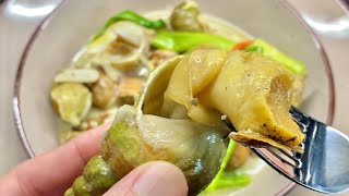 Whelks or Sea Snails with Coconut MilkSea Snails Easy Recipe [upl. by Ttennaej]