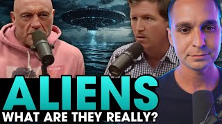 Tucker Carlson tells Joe Rogan that Aliens are actually [upl. by Schwinn]