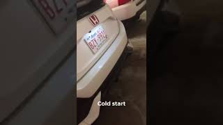 Honda Civic sport exhaust Resonator and muffler delete [upl. by Bennink]