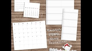 Kalender erstellen mit Silhouette Studio [upl. by Cicily]