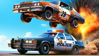 EPIC Police Chases amp MASSIVE Crashes in the Best of BeamNG Drive Mods [upl. by Nrol]