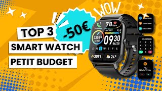 TOP 3 Montre Connectée 50€  Laquelle Choisir   Comparatif amp Avis [upl. by Antonino]