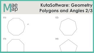 KutaSoftware Geometry Polygons And Angles Part 2 [upl. by Dale]