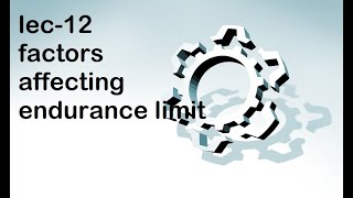 FACTORS AFFECTING ENDURANCE LIMIT DERATING FACTORSCORRECTION FACTORSENDURANCE LIMIT APPROXIMATION [upl. by Gathard604]