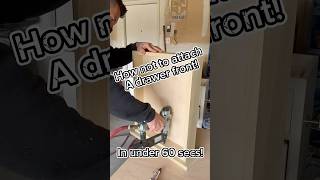 How not to attach drawer fronts diy howto woodworking fyp fypシ゚viral fy smallbusiness [upl. by Annice]