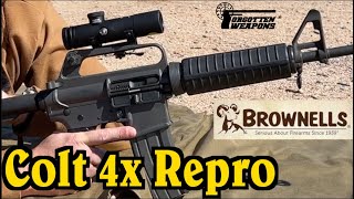 New Reproduction Colt 4x AR15 Scope by Brownells [upl. by Eelyah238]