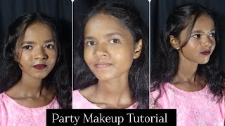 Party Makeup Tutorial💖💄 Vlog19  Santalivlog [upl. by Sulrac861]