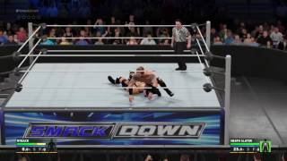 Ryback CAW Entrance Moves and Victory WWE 2K17 [upl. by Spatz]