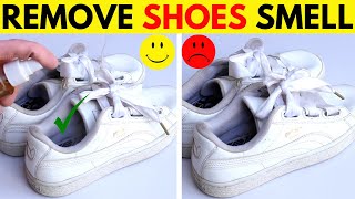 How to Get Rid of Smelly Shoes Instantly Without Washing  DIY Best Shoe Odor Eliminator Deodorizer [upl. by Enajaras253]