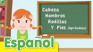 Cabeza Hombros Rodillas Y Pies Apréndela  Canciones Infantiles  Super Simple Español [upl. by Ardeed]