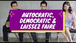 Kurt Lewins Autocratic Democratic amp LaissezFaire Leadership Styles [upl. by Wehtta]