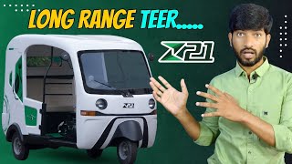 Zero 21 Teer Electric Passenger Auto Rickshaw with long range 🔥 [upl. by Lisha908]