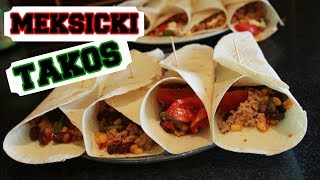 MEKSICKI TAKOS RECEPT  Mexican tacos recipe [upl. by Turtle768]