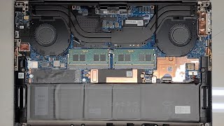 DELL XPS 15 9510 Disassembly RAM SSD Hard Drive Upgrade Battery Replacement Repair Quick Look Inside [upl. by Earley]