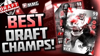 INSANE Draft Champions 99 UL Mike Vick Madden 16 [upl. by Oecam]