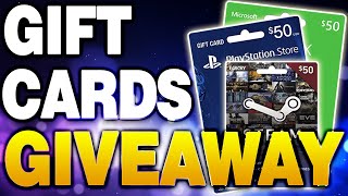 PSN  XBOX  STEAM CARD GIVEAWAY  FREE XBOX GIFT CARD CODES LIVE [upl. by Luanne]