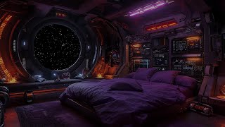 10 Hours Of SciFi Futuristic Spaceship Ambience  SciFi White Noise [upl. by Ainoek]