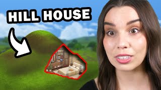 I built a house hidden in a hill  The Sims 4 [upl. by Donnie922]