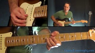 Smoke on the Water Guitar Solo Lesson  Deep Purple [upl. by Hasina]