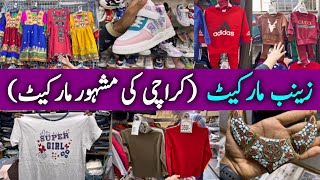 Zainab Market Sadar Karachi 2024 Latest Update in Urdu Hindi  Karachis Famous Shopping Place [upl. by Llehsad800]