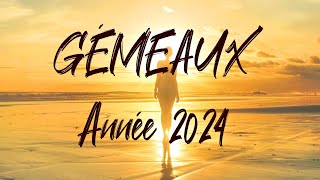 ♊ GÉMEAUX ♊  Votre année 2024  Tous les domaines de vie [upl. by Akeirahs957]