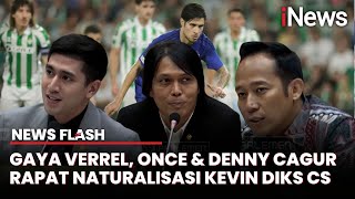 Verrel Berbahasa Inggris amp Nyanyi PAN Denny Cagur amp Once Beri Pujian saat Rapat Naturalisasi Timnas [upl. by Bromley]