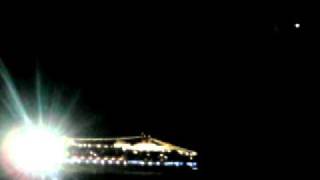 cruise ships horn battle luminosa and deliziosa [upl. by Adlay67]