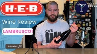 HEB Lambrusco Wine Review [upl. by Oterol243]