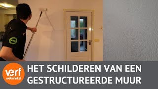 Hoe schilder je een muur met structuur [upl. by Lisa]