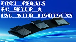 Setup PC SensorIkkegol Foot Pedals Plus Using Them With Light Guns [upl. by Siocnarf328]