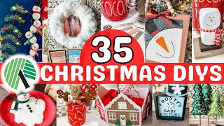 🎄35 CHRISTMAS DIYS You Need to make for 2024 AFFORDABLE DIY decor and Dollar Tree crafts [upl. by Diet]