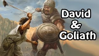 David and Goliath Biblical Stories Explained [upl. by Atteuqahs]