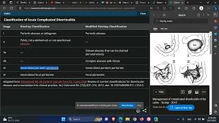 כירורגית בטן דיורטיקוליטיס מסובך קלסיפיקצית הינצי Hinchey Classification [upl. by Dincolo]