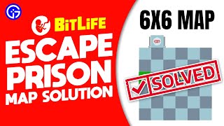 Bitlife Escape Prison 6x6 Map  How To Escape From Jail [upl. by Marcelia]