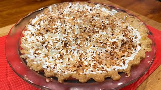 Homemade Coconut Cream Pie [upl. by Ahsil233]