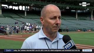 Brian Cashman oneonone at Wrigley Field [upl. by Susy]