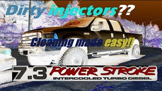 73 Powerstroke Injector cleaning the EASY way Part 2 [upl. by Ellsworth]