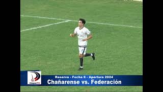 DIV RESERVA CHAÑARENSE 31  FECHA 6  TORNEO APERTURA 2024 LIGA INTERPROVINCIAL [upl. by Herrod]