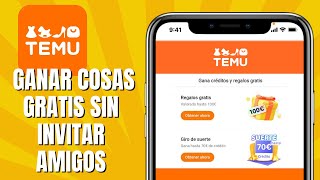 Cómo GANAR Cosas Gratis En TEMU Sin Invitar Amigos [upl. by Dnomra]